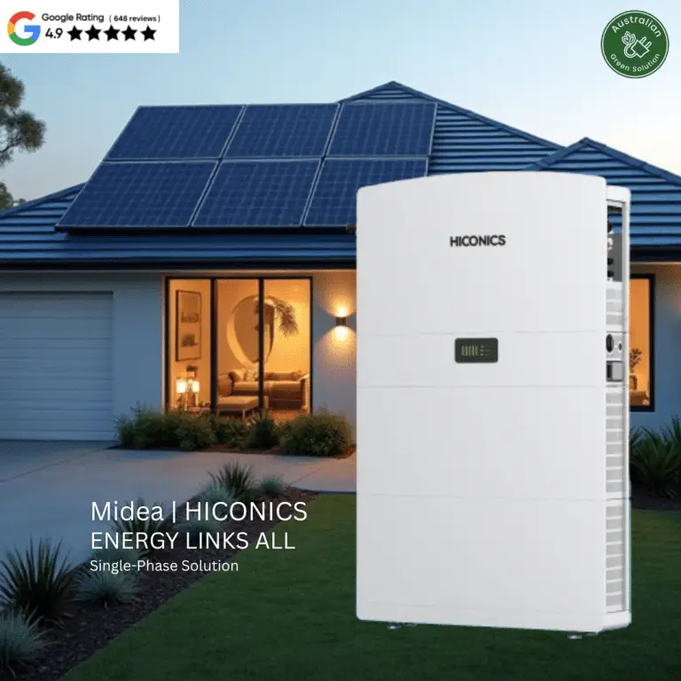 Midea Hiconics solar system